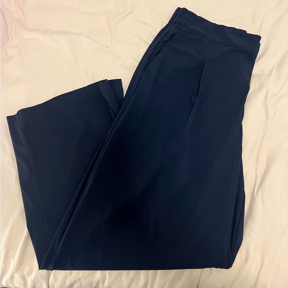 Athleta Navy Pinnacle High Rise Trouser